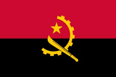 アンゴラ共和国の国旗｜世界の国サーチ