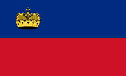 リヒテンシュタイン公国 の国旗