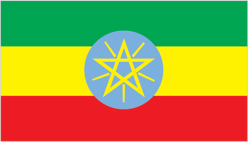 エチオピア連邦民主共和国の国旗 - 4色の国旗一覧｜世界の国サーチ