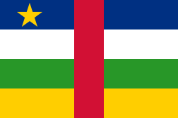中央アフリカ共和国の国旗 - 赤系の国旗一覧｜世界の国サーチ