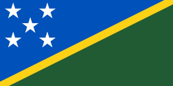 ソロモン諸島の国旗 - 大洋州にある国・国旗一覧｜世界の国サーチ