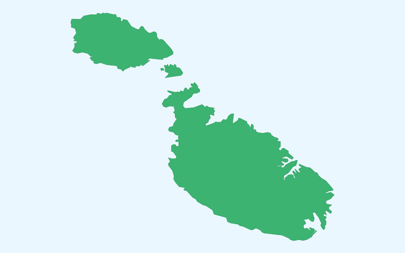 マルタ共和国 の位置(拡大)