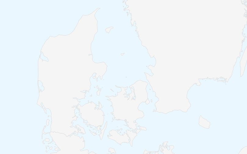デンマーク王国 の位置(拡大)
