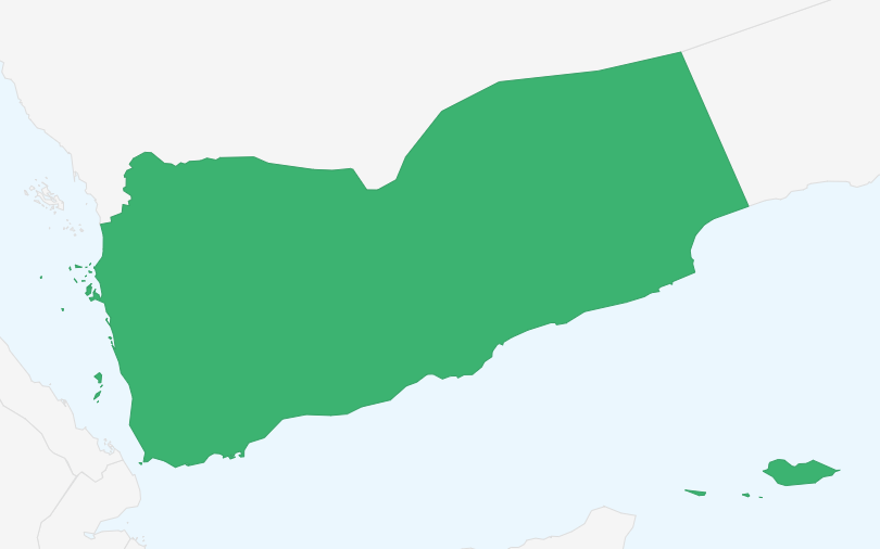 イエメン共和国 の位置(拡大)