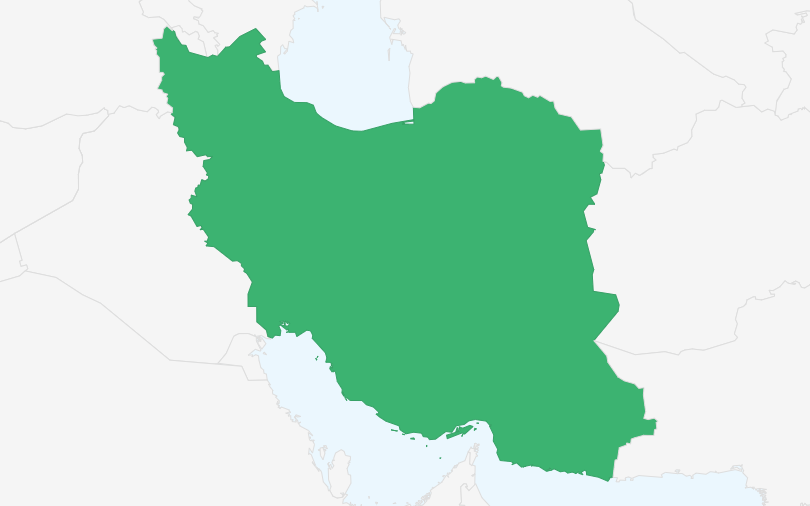 イラン・イスラム共和国 の位置(拡大)