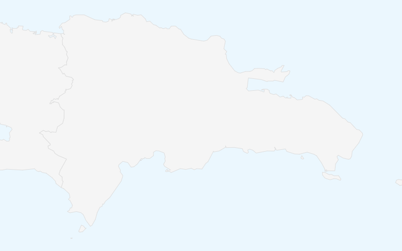 ドミニカ国 の位置(拡大)