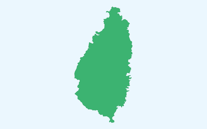 セントルシア の位置(拡大)